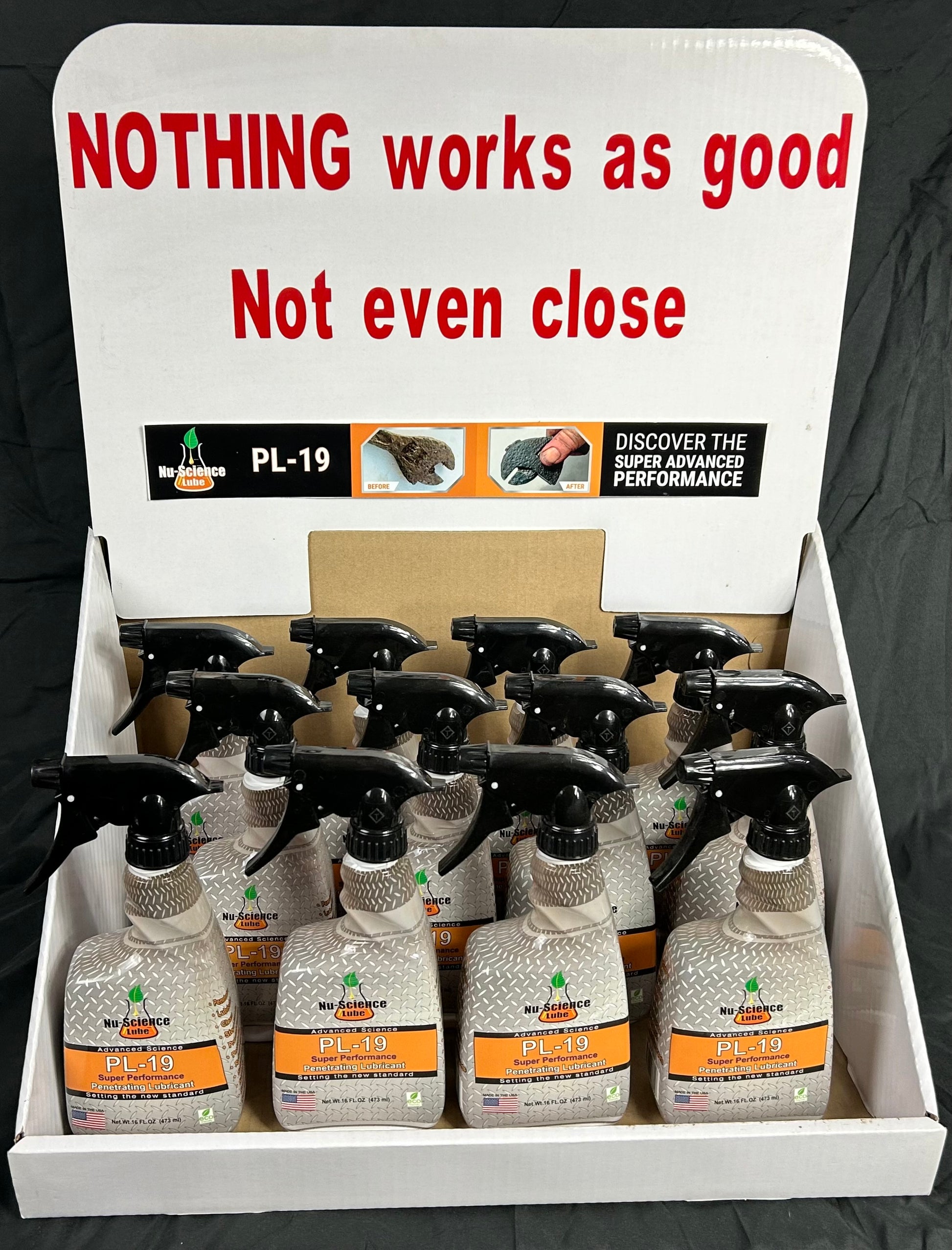 PL-19 Case of 12 Spray Bottles 16 ounces