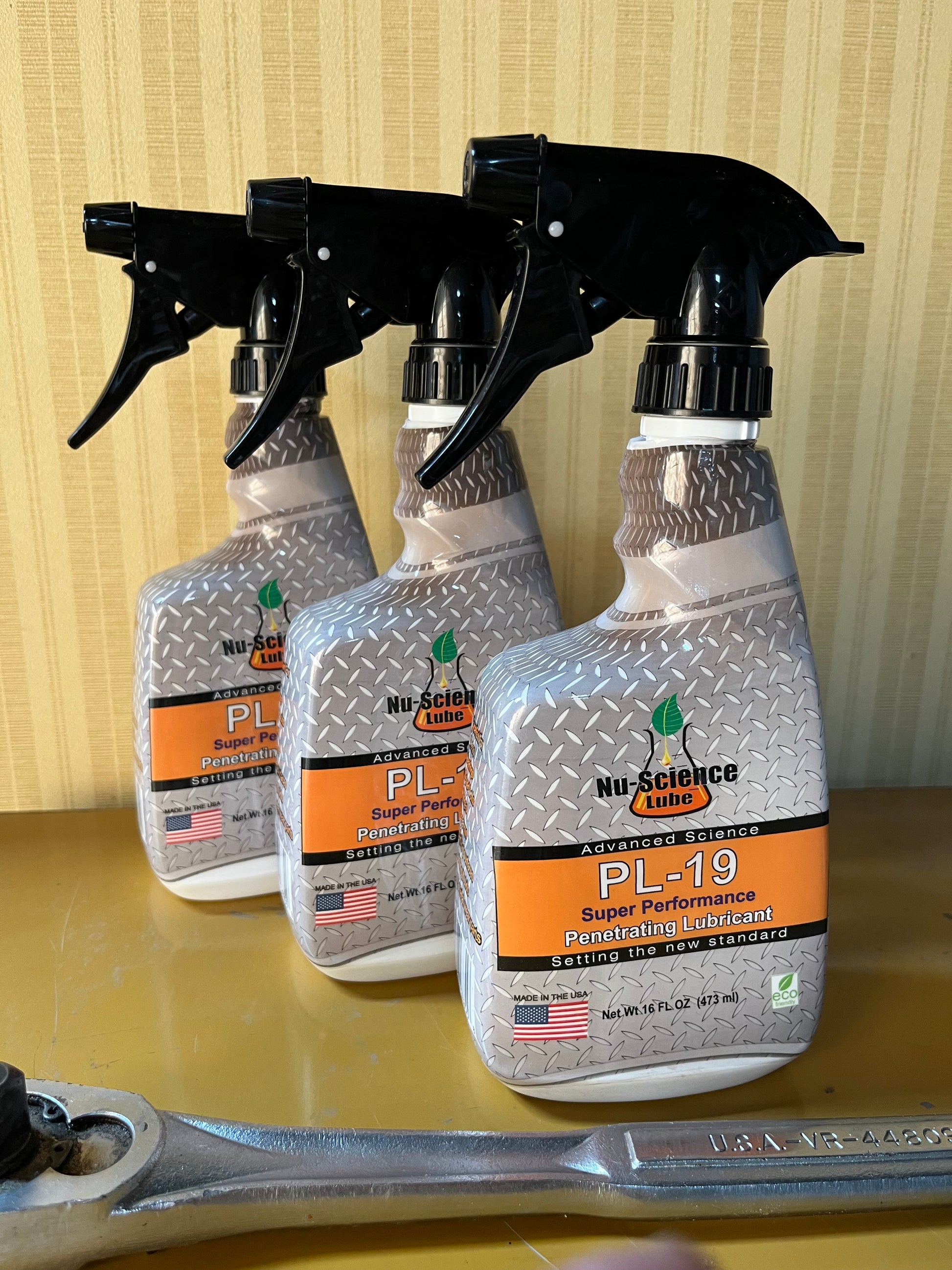 PL-19  Professional Size, (Pack of 3) 16 ounce spray bottles
